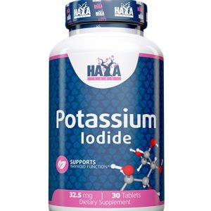 Potassium Iodide 32.5 мг 30 таблетки | Haya Labs