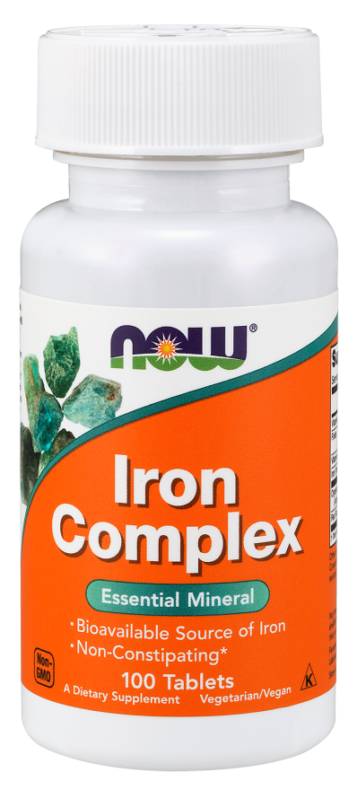 Iron Complex 100 таблетки | Now Foods