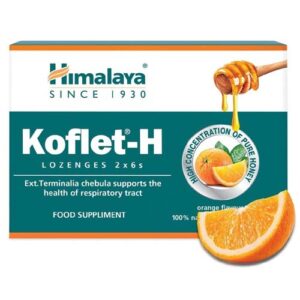 Koflet-H 12 вкусни пастили Портокал | Himalaya