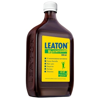 Leaton Мултитоник Сироп 500 мл | Kwizda Pharma
