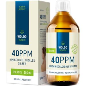 Colloidal Silver 40 ppm 500 мл | Woldo Health