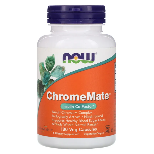 ChromeMate 200 мкг 180 веге капсули | Now Foods