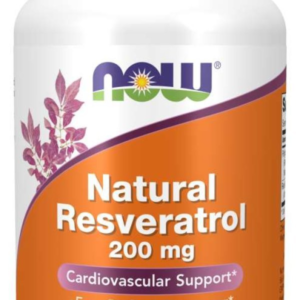 Mega Resveratrol 200 мг 120 веге капсули | Now Foods