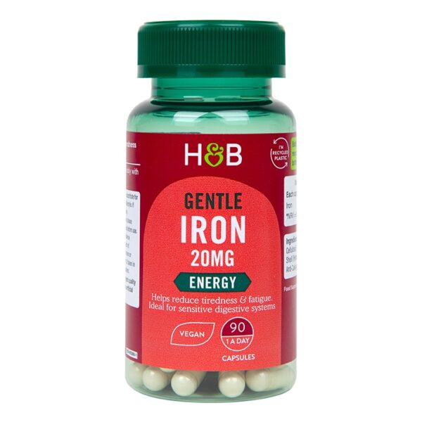 Gentle Iron 20 мг 90 капсули | Holland & Barrett