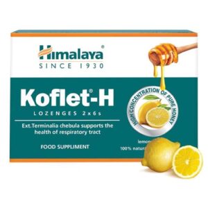 Koflet-H 12 вкусни пастили Лимон | Himalaya