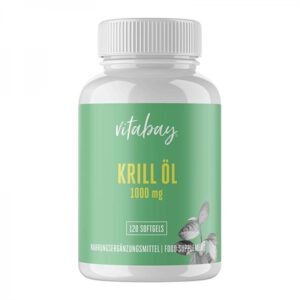 Omega-3 Krill Oil 1000 мг 120 гел-капсули | Vitabay