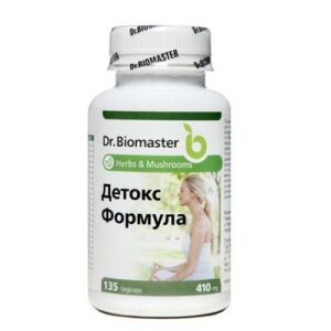 Детокс формула 410 мг 135 капсули | Dr. Biomaster