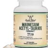 Magnesium Acetyl-taurate (TAURO MAG) 350 мг 60 капсули | Double Wood