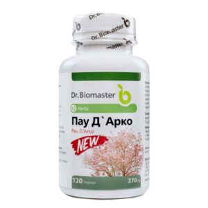 Pau D'Arco Inner Bark 370 мг 120 капсули | Dr. Biomaster