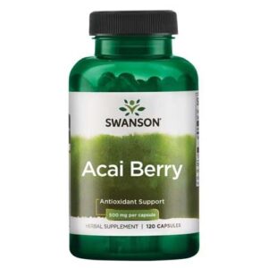Acai Berry 500 мг 120 капсули | Swanson