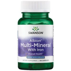 Albion Multi-Mineral With Iron 120 капсули | Swanson