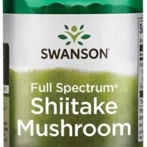 Full Spectrum Shiitake Mushroom 500 мг 60 капсули | Swanson