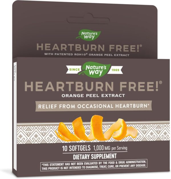 Heartburn Free 1000 мг 10 гел-капсули | Nature's Way