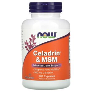 Celadrin & MSM 120 капсули | Now Foods