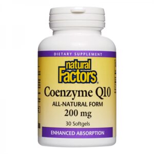 Coenzyme Q10 All-Natural Form 200 мг 30 гел-капсули | Natural Factors