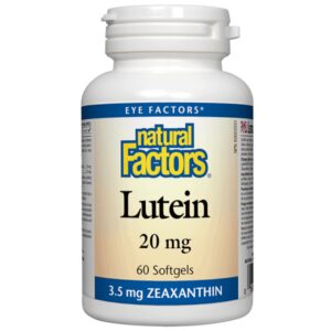 Lutein 20 мг 60 гел-капсули | Natural Factors