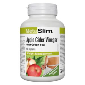 Metaslim Apple Cider Vinegar with Green Tea 90 капсули | Webber Naturals
