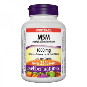 MSM 1000 мг 160 таблетки | Webber Naturals