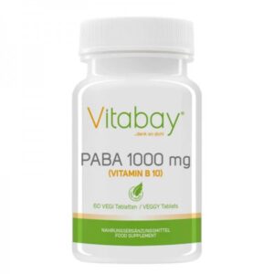 PABA (Vitamin B10) 1000 мг 60 таблетки | Vitabay