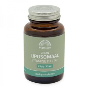 Vegan Liposomal Vitamin D3 + K2 60 капсули | Mattisson Healthstyle