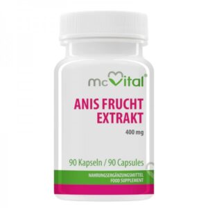 McVital Anise Fruit Extract 400 мг 90 капсули | Vitabay