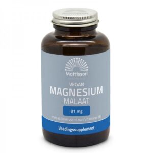 Vegan Magnesium Malate 81 мг 90 капсули | Mattisson Healthstyle