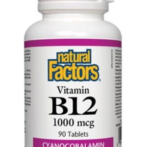 Vitamin B12 Cyanocobalamin 1000 мкг 90 таблетки | Natural Factors