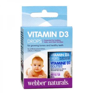 Vitamin D3 Drops 400 IU 15 мл | Webber Naturals