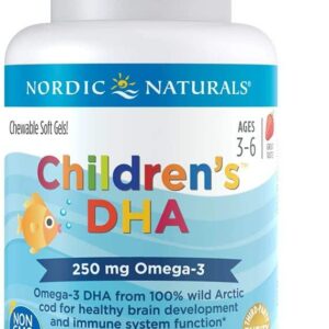 Children's DHA Оmega-3 250 мг 90 мини гел-капсули | Nordic Naturals