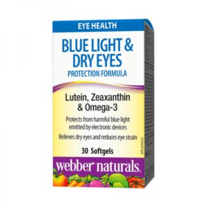 Blue Light & Dry Eyes Protection Formula 30 гел-капсули | Webber Naturals