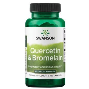 Quercetin & Bromelain - Advanced Formula 100 капсули | Swanson