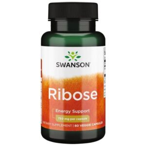 Ribose 750 мг 60 веге капсули | Swanson