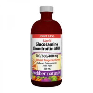 Liquid Glucosamine Chondroitin MSM Tangerine Flavour 500 мл | Webber Naturals