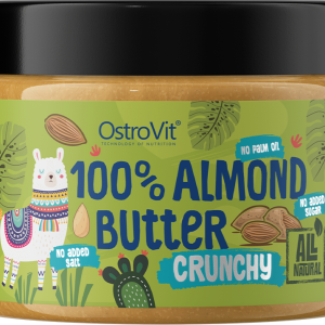 100% Almond Butter Crunchy 500 гр | OstroVit