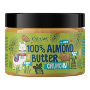 100% Almond Butter Crunchy 500 гр | OstroVit