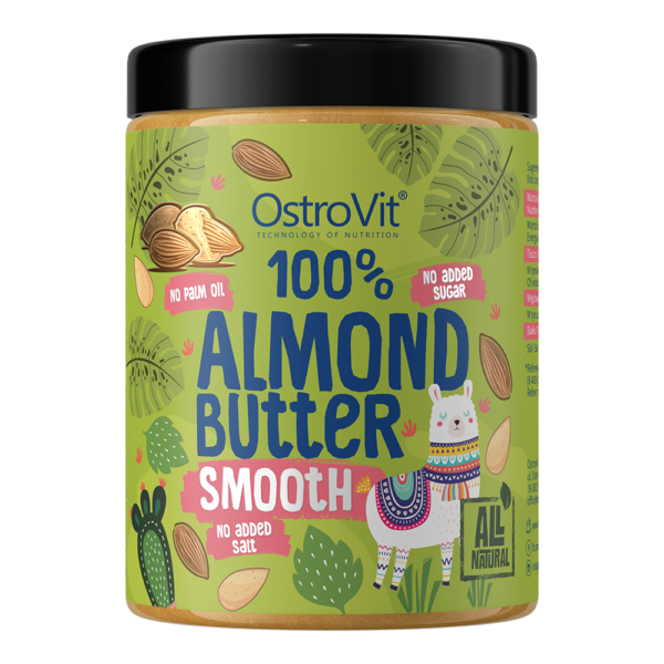 100% Almond Butter Smooth 1000 гр | OstroVit