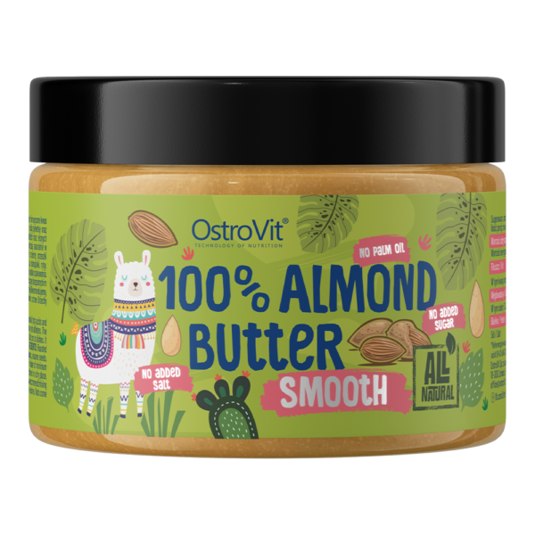 100% Almond Butter Smooth 500 гр | OstroVit