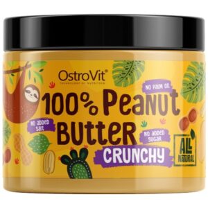 100% Peanut Butter Crunchy 500 гр | OstroVit