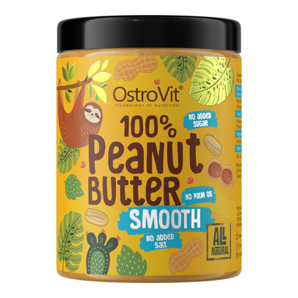 100% Peanut Butter Smooth 1000 гр | OstroVit