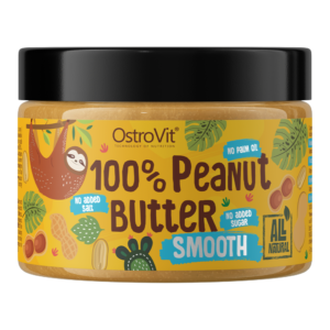 100% Peanut Butter Smooth 500 гр | OstroVit