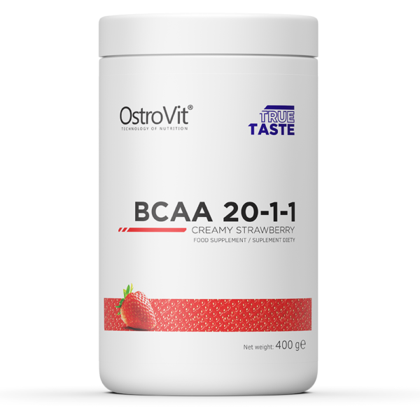 BCAA 20-1-1 Creamy Strawberry 400 гр | OstroVit