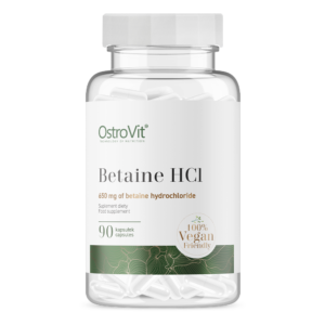 Betaine HCl 650 мг 90 капсули | OstroVit