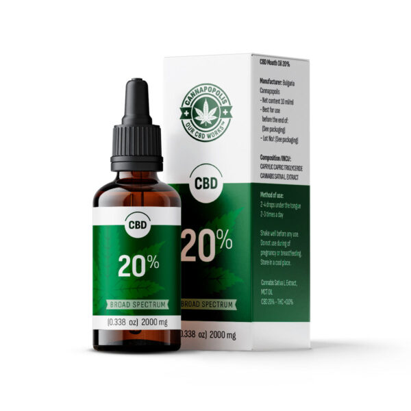 CBD Oil 20% 10 мл | Cannapopolis