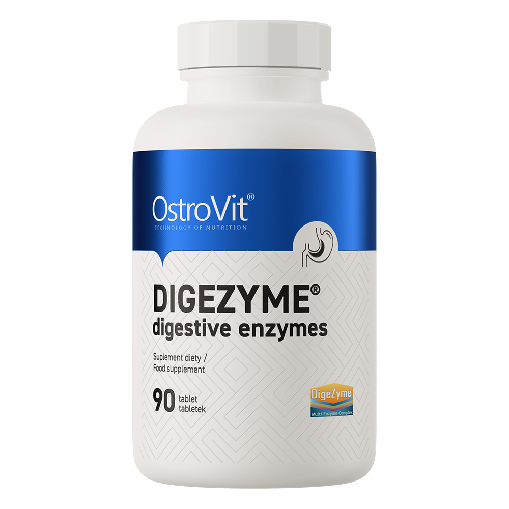 DigeZyme Digestive Enzymes 90 таблетки | OstroVit