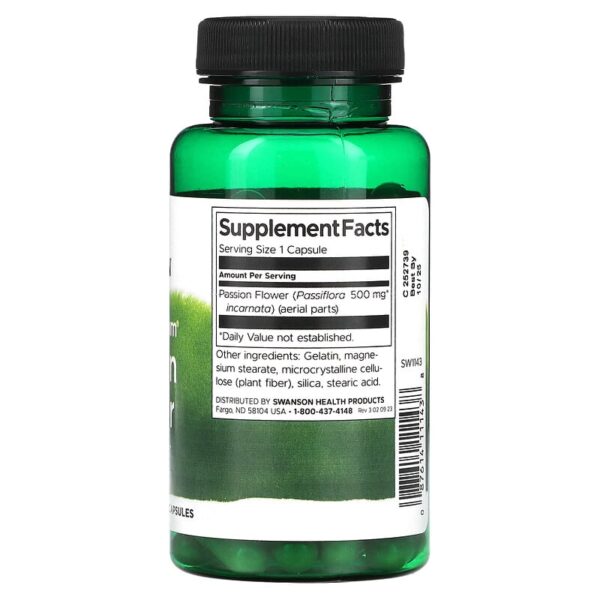 full-spectrum-passion-flower-pasiflora-pylen-spektyr-500mg-60-kapsuli-swanson-sastav-cena