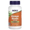 Гинко Билоба (Ginkgo Biloba) 60 мг 120 веге капсули | Now Foods