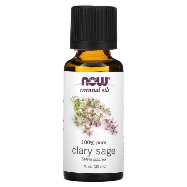 100% Pure Clary Sage Oil 30 мл | Now Foods