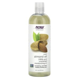 100% Pure Sweet Almond Oil 473 мл | Now Foods