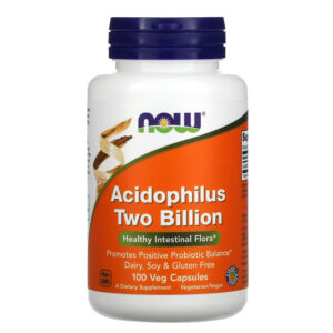 Acidophilus Two Billion 100 веге капсули | Now Foods