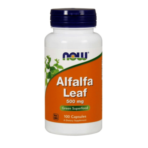 Alfalfa Leaf 500 мг 100 капсули | Now Foods